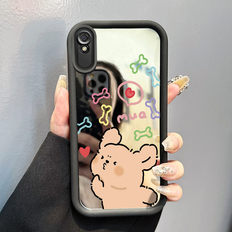 Casing Hp Xiaomi Redmi 9A Redmi 9i Redmi 9T Redmi 9 Power Case Casing Couple Bear Lucu Romantis HP S
