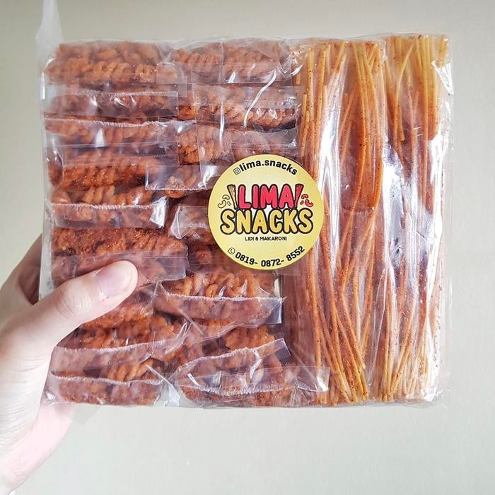 

PAKETAN MIX MAKARONI & LIDI (50PCS PEDAS)
