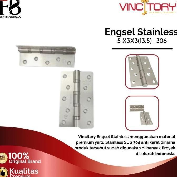 Engsel Pintu Rumah Besar Engsel 5" Murah VINCITORY ENGSEL