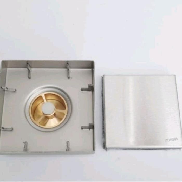 SMART FLOOR DRAIN STAINLESS KOTAK, SMART FLOOR DRAIN STAINLESS PERSEGI 10x10 cm, SMART FLOOR DRAIN