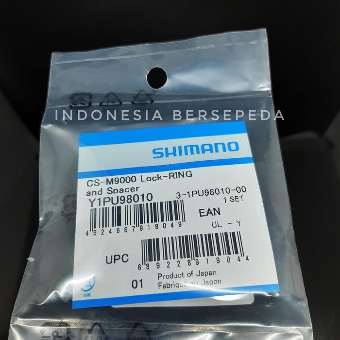 Shimano Xtr Cs-M9000 Sprocket Cassette Lock Ring & Washer - Lock Ring Sproket Xtr M9000