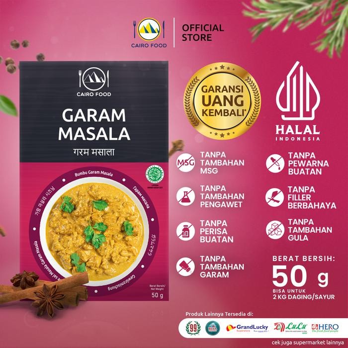 

Stok Baru Bumbu Garam Masala Seasoning - Cairo Food
