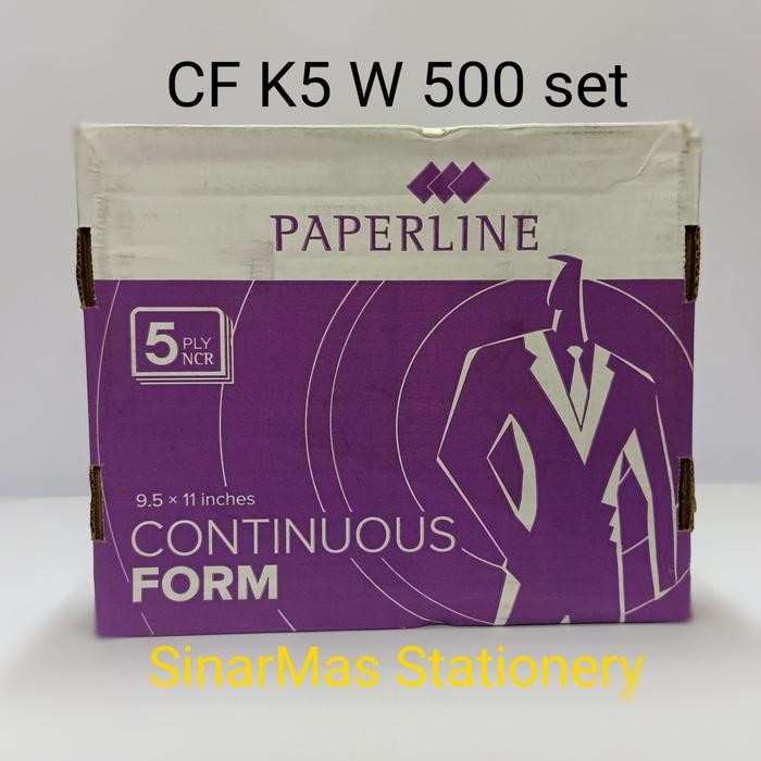 

NEW PRODUK CONTINOUS FORM 9.5 X 11" 5 WARNA - RANGKAP. CF K5 PLAY FULL PAPERLINE WARUNG ARA67