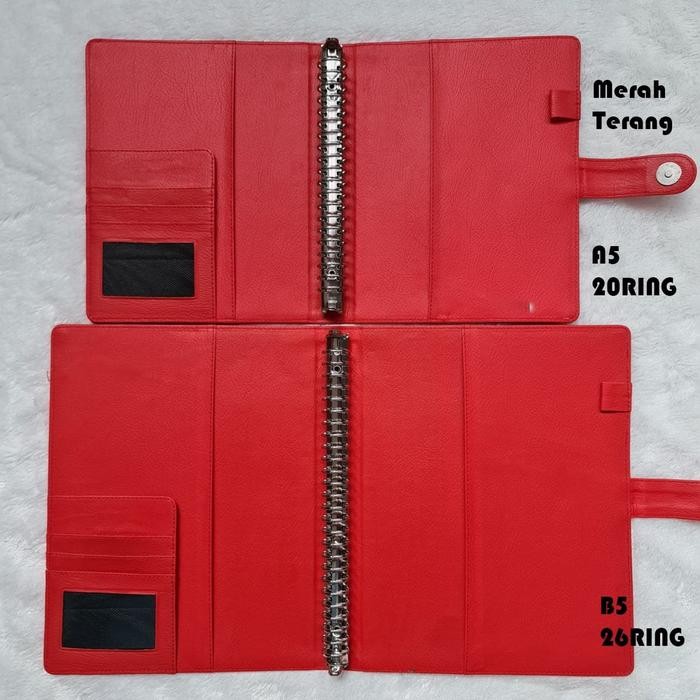 

BINDER POLOS MERAH HATI/MERAHMARUN/MERAH TERANG A5 DAN B5