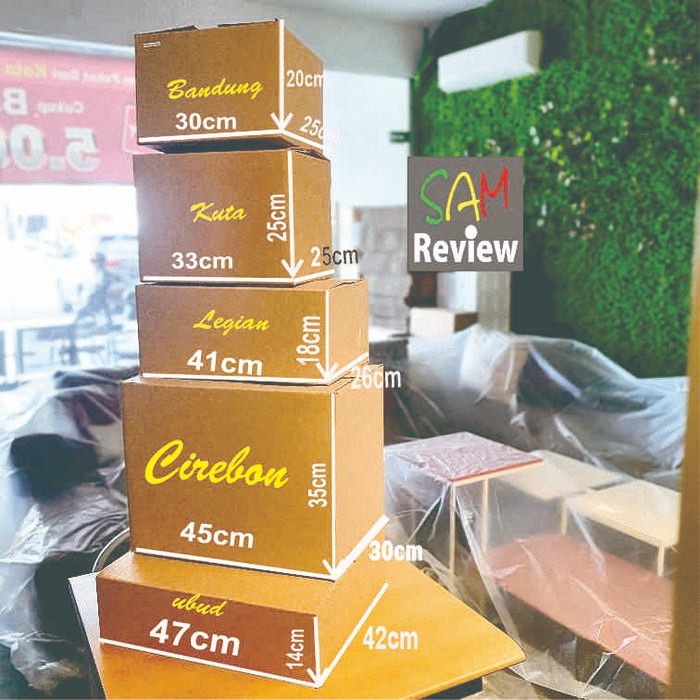 Kotak Karton tipe BOGOR Kardus corrugated box 3 ply