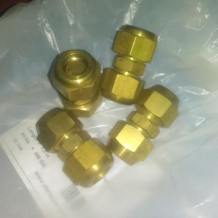 DOUBLE NEPEL 5/8 DOUBLE NEPLE + NUT NEPPEL SET NEPEL DOUBLE NEPEL