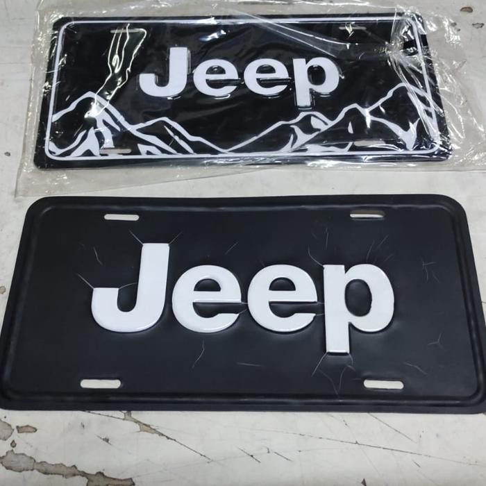 Plat Nomor Aksesoris Jeep Wrangler