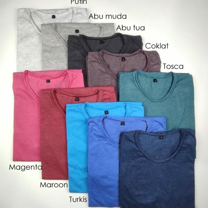 Unfinished Raw Twotone Misty Tshirt // Soft & Light Cotton // kaos