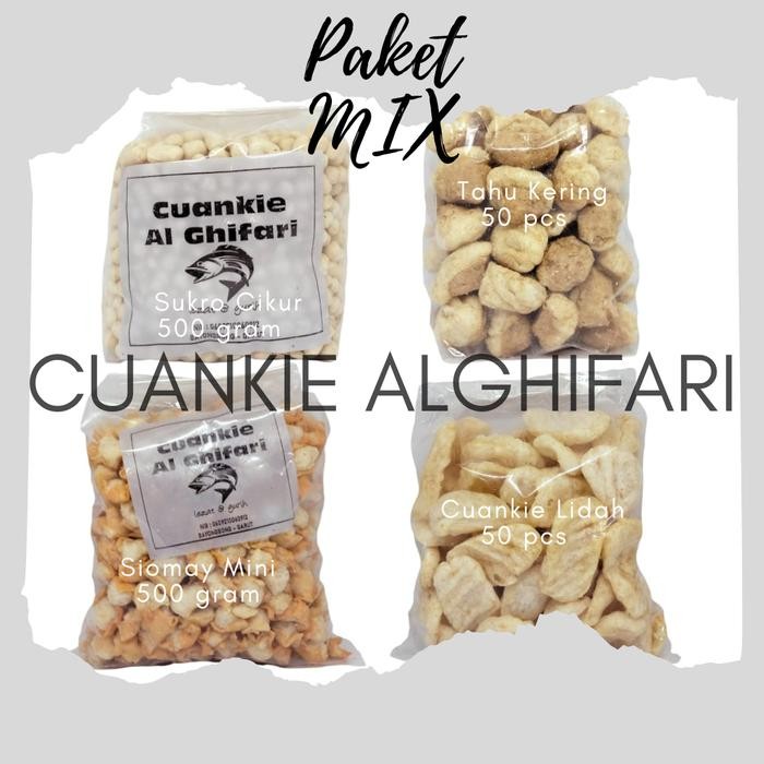 

Pilihan- New Mix Siomay Mini, Sukro,Lidah Dan Tahu