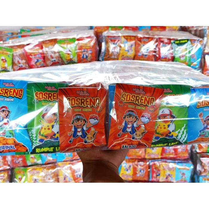 

Pilihan- Sosreng Karakter Isi 120Pcs By M&O Snack Mix 4 Rasa
