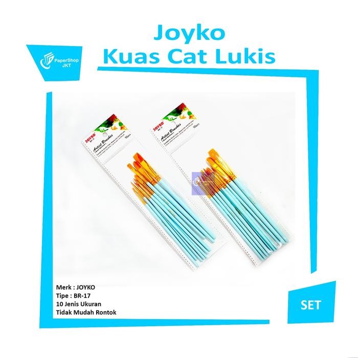 

Pilihan- Joyko - Brush Br - 17 - Kuas Isi 10 Pcs - 1 Set