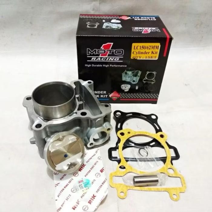 BLOK SEHER BORE UP MOTO1 62MM JUPITER MX / VIXION / MX KING ORIGINAL MOTO 1 RACING