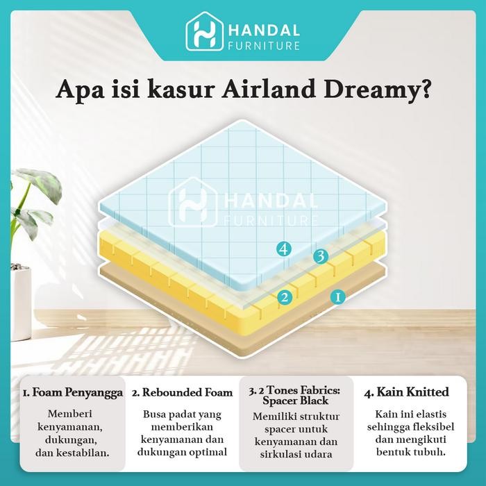Airland Kasur Springbed Dreamy All Variant