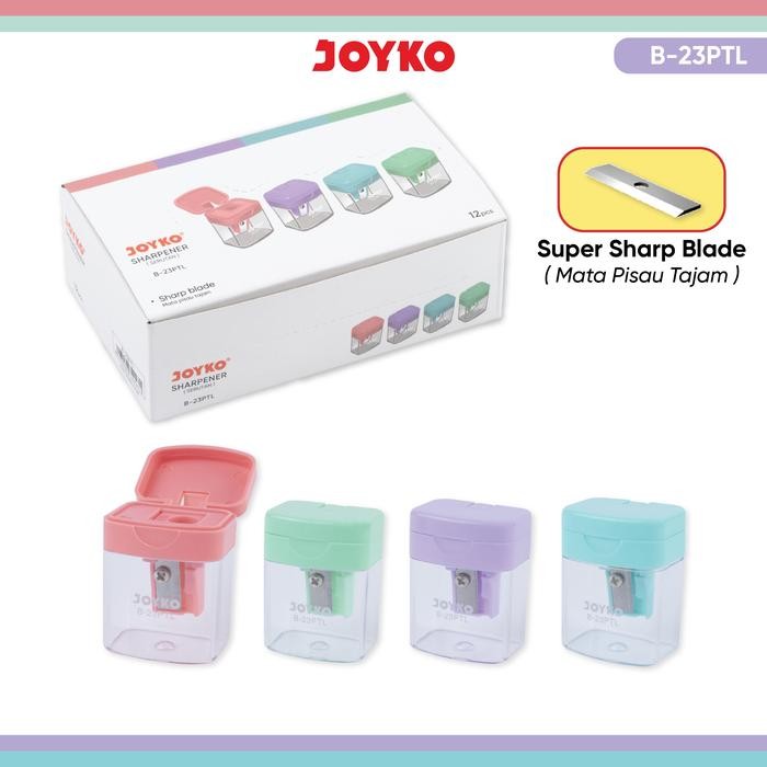 

JOYKO Sharpener Rautan 1 Pack B-23PTL Isi 12 Pcs