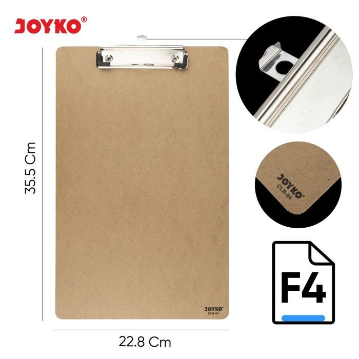 

Clipboard Papan Jalan Alas Ujian Joyko CLB-64 F4
