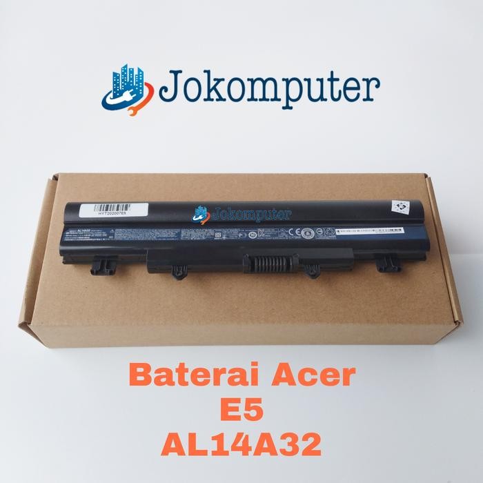 Baterai Batre Batrai Battrey Original Laptop Acer Aspire E5 AL14A32
