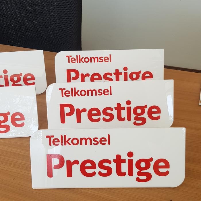 

SIGN CUSTOM PERUSAHAAN - TELKOMSEL PRESTIGE - AKRILIK PUTIH 5MM