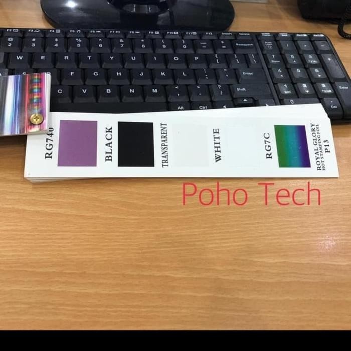 

KERTAS FOIL / HOT STAMPING FOIL / HOTPRINT / POLY EMBOSS PUTIH 1/2 ROL
