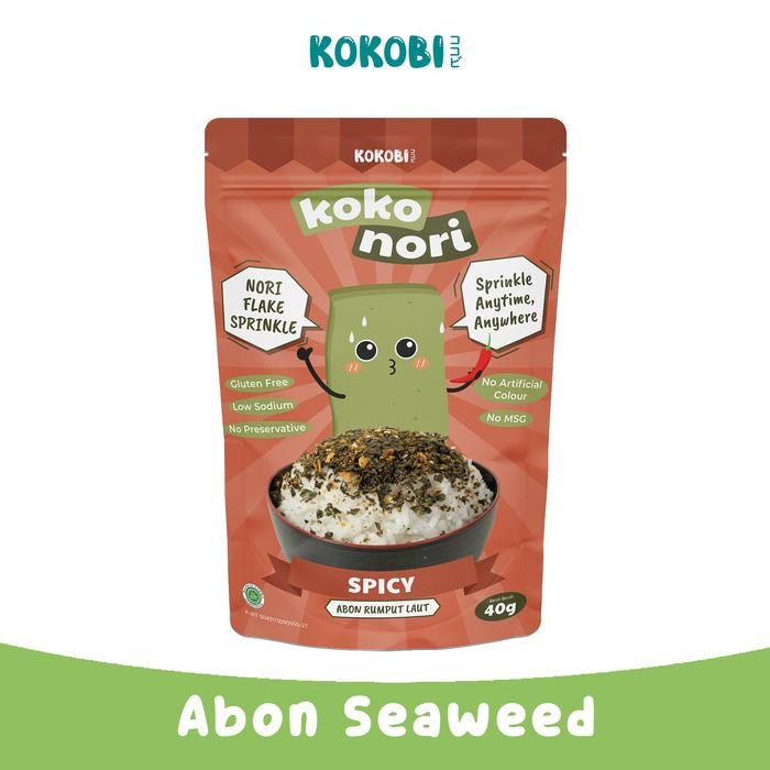 

Pilihan- Koko Nori Abon Rumput Laut Tabur - Spicy / Pedas (Seaweed Flake By Kokobi)