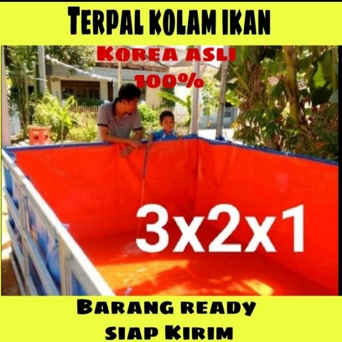 TERPAL KOLAM IKAN A5 UK 300X200X100