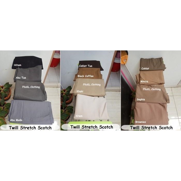 Kain Twill Melar Twill Scotch Kain Chino Melar Twill Stretch Bratatex