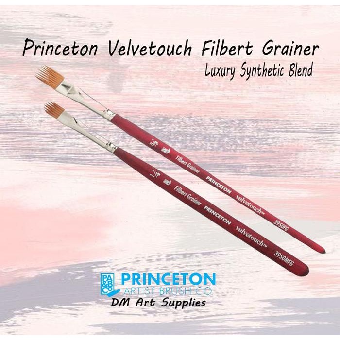 

NEW PRODUK PRINCETON VELVETOUCH MINI- FILBERT GRAINER 1/4 (3950MFG025) MAWAR-89
