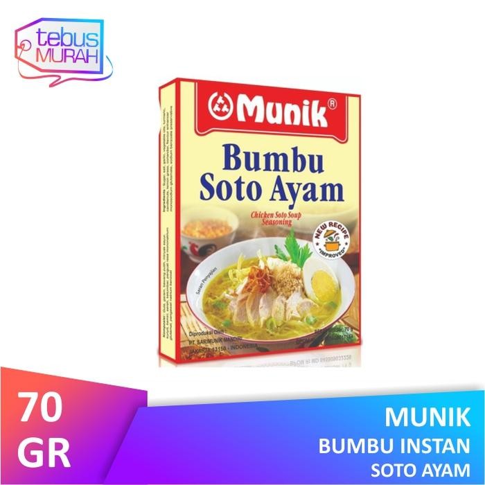 

Stok Baru Munik Bumbu Soto Ayam 70gr