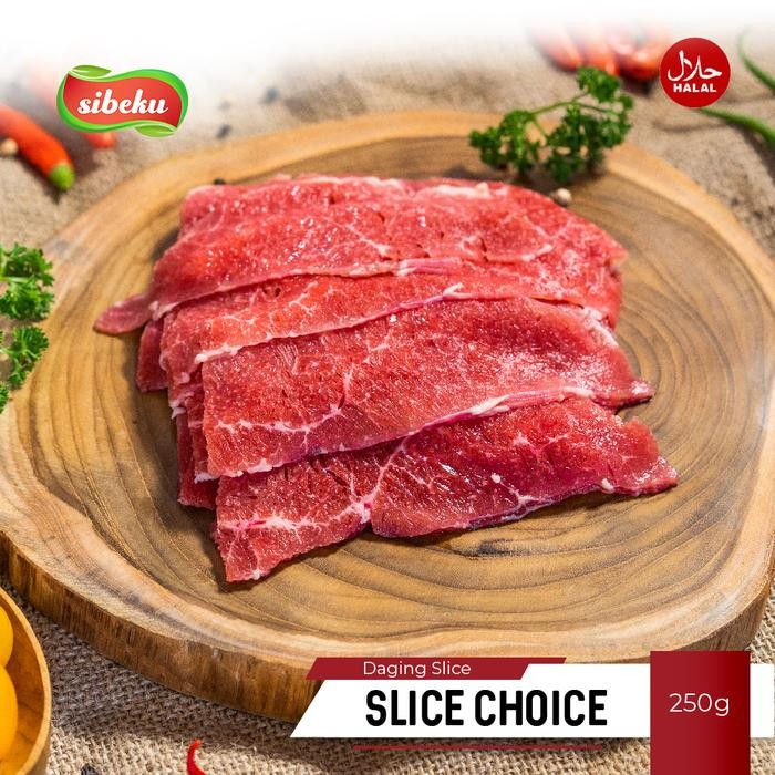 

Pilihan- Daging Sapi Slice Beef Choice Halal 250 Gram Frozen Food Import Aus