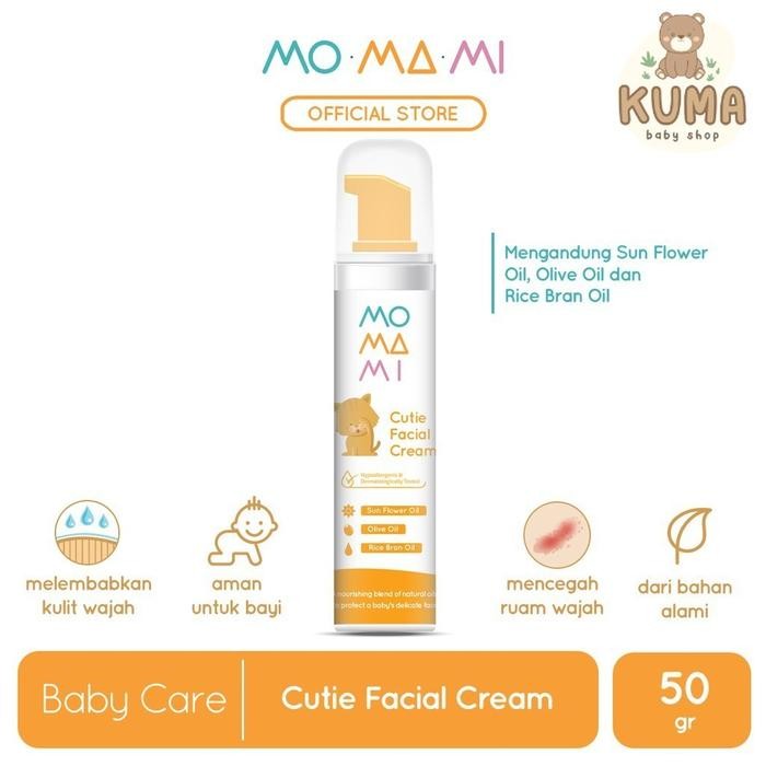 Terbaik Momami Baby Cutie Facial Cream - Lotion & Cream Ruam Wajah Bayi 100% Ori