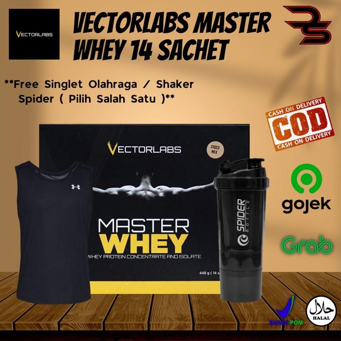 Vectorlabs Masterwhey Master Whey 14 sachet Whey Protein Isolate