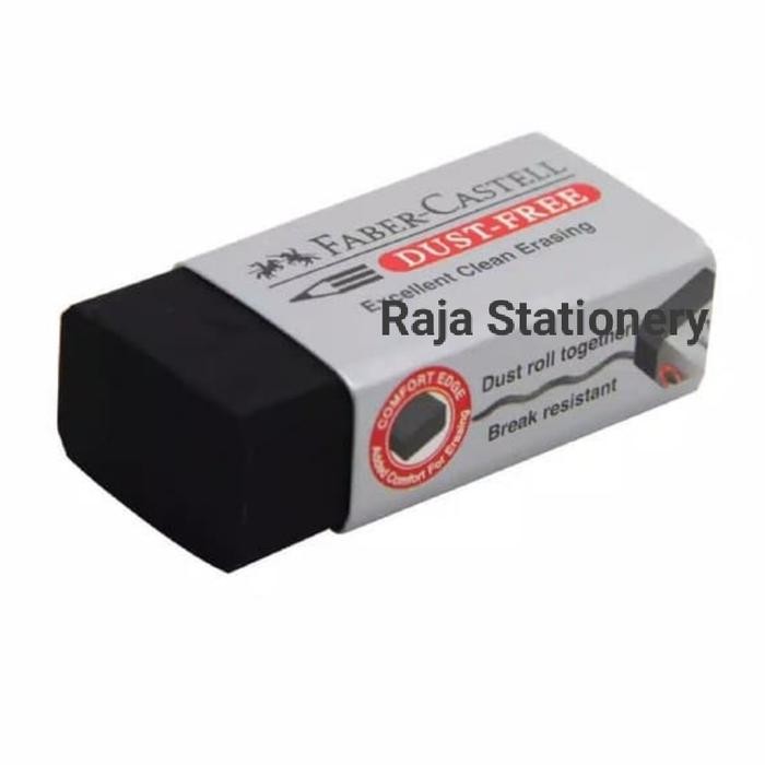 

New Faber Castell Dust Free Eraser Black Medium / Penghapus