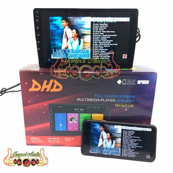 HEAD UNIT ANDROID DHD 9 INCH DHD -7001 IPS KUALITAS TERBAIK