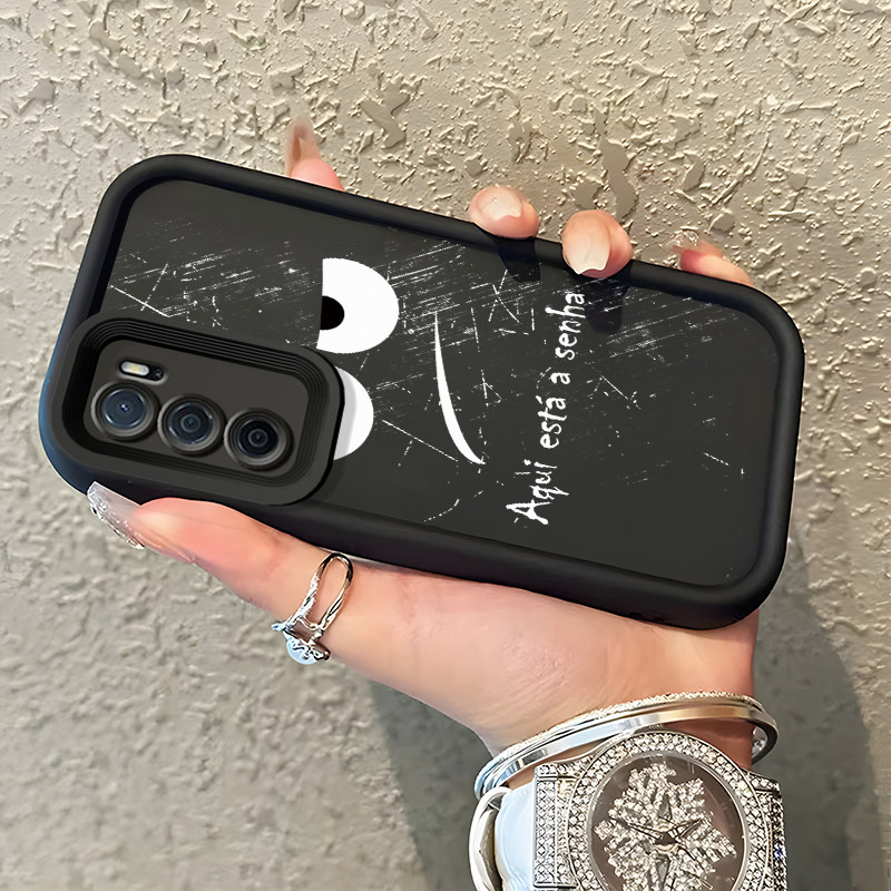 Casing Hp OPPO A16 OPPO A16s OPPO A54s Case Softcase Kesing Paket emotikon marah pola Casing silikon