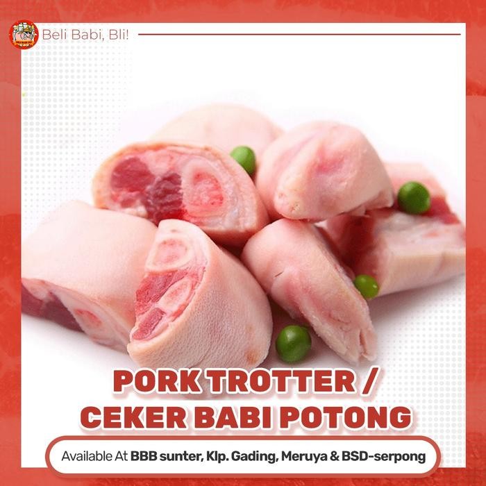 

Pilihan- Ceker Kaki Babi Daging Babi Bali Cukiok Potong Premium Pork Trotter