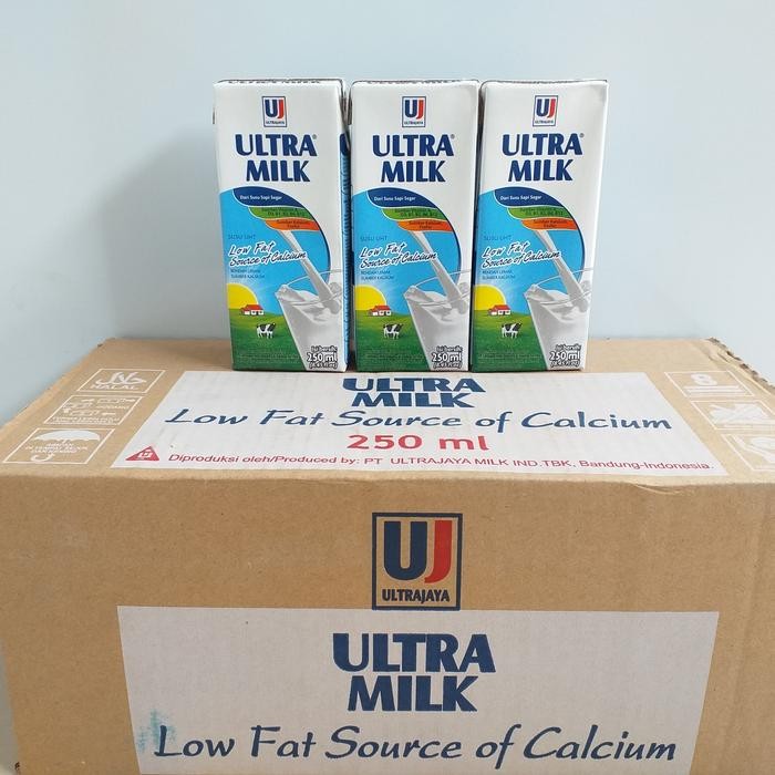 Pilihan- Susu Ultra Milk Low Fat 250 Ml 1 Dus