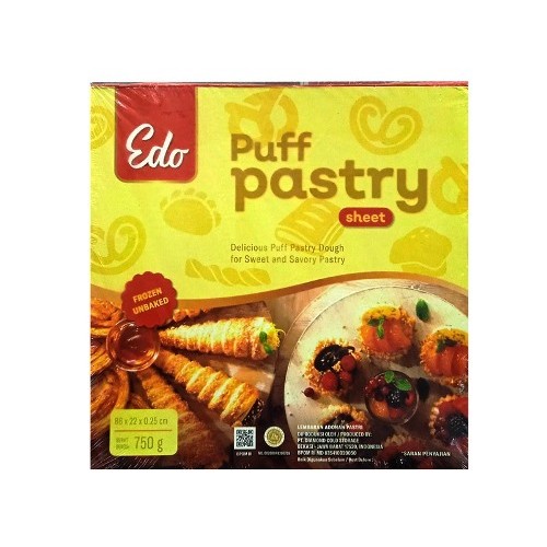 

S50664 EDO PUFF PASTRY 750GR MAJU BERSAMA (20250910)