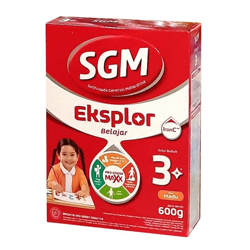 

S00453 SGM-EKSPLOR BELAJAR 3 MADU SUSU BUBUK 600GR BOX MAJU BERSAMA (20250915)