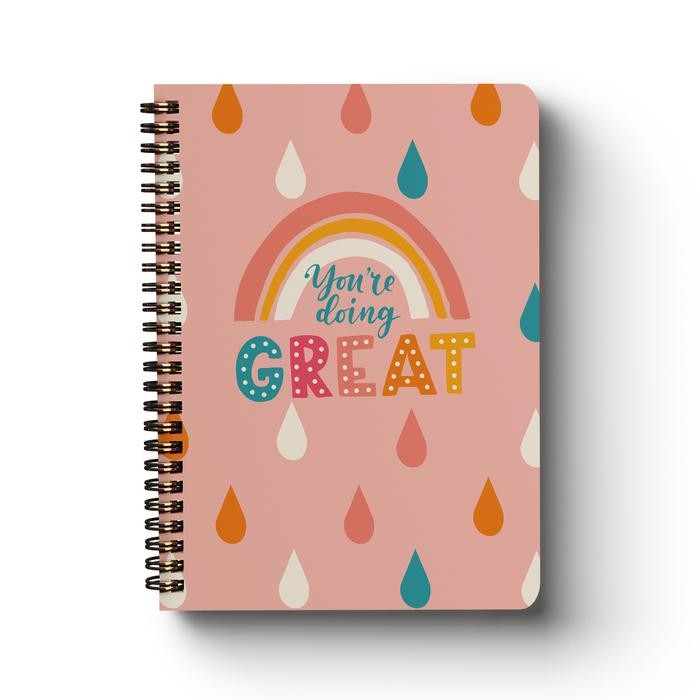 

Papermark A5 Spiral Notebook Spiral Notebook A5 You'Re Doing Great