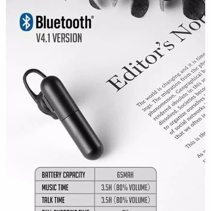 VIVAN HEADSEAT Bluetooth Handsfree Wireless Earphone Original BT
