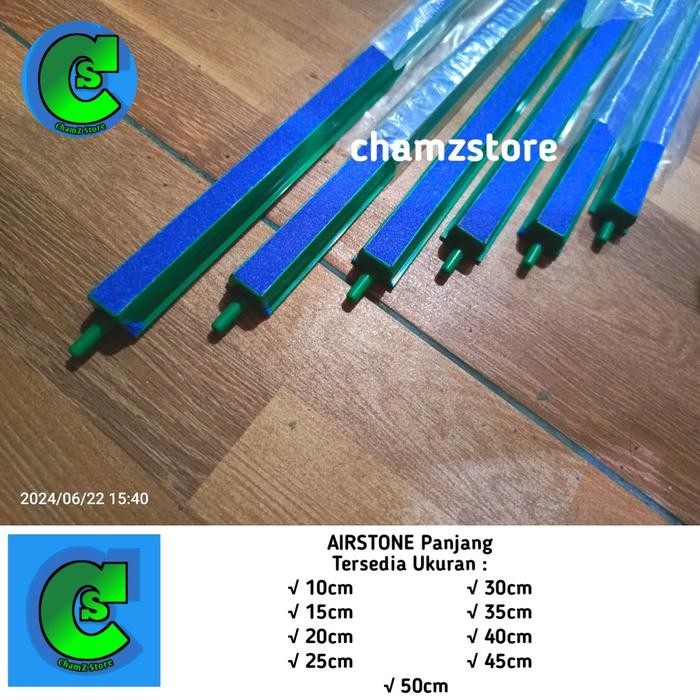 Resun Petfish - Batu Aerator Airstone Panjang 10Cm 15Cm 20Cm 25Cm 30Cm 40Cm 45Cm 50Cm / Batu Aerator