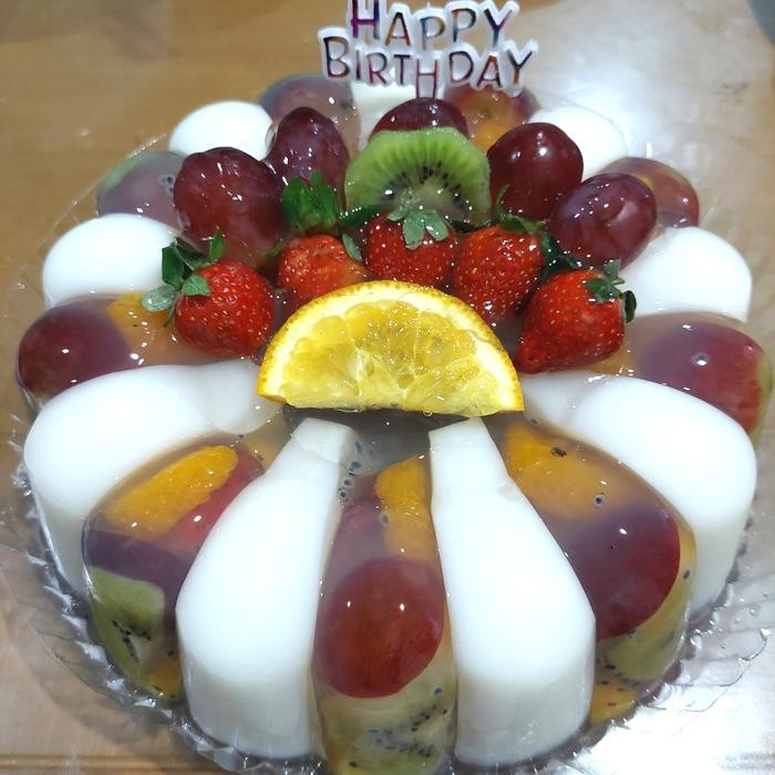 

Hamper Pudding Buah Motif + Vla