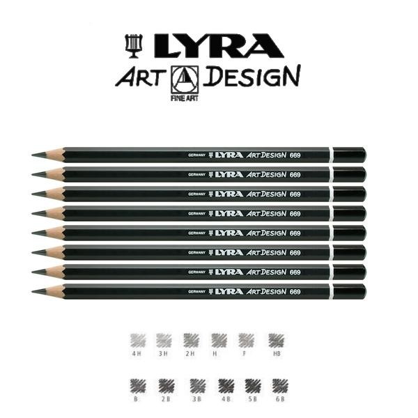 

New Lyra Rembrandt Art Design 669 Graphite Pencils