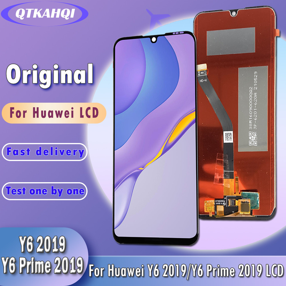 6.09'' Original For Huawei Y6 2019 LCD Display Touch Screen Digitizer Replacement For Huawei Y6 Prim