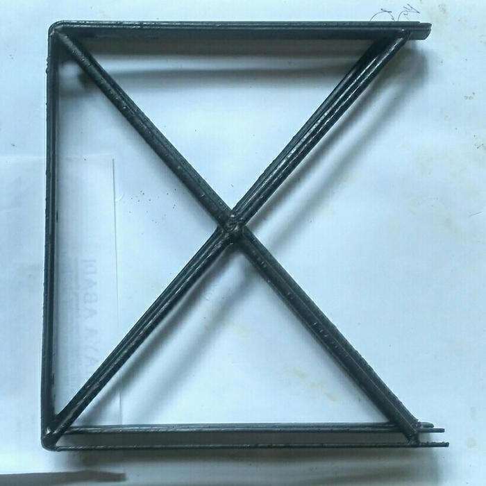 Rak Besi Siku Penyangga Rak Ambalan 25x20cm Siku Besi Siku Dinding