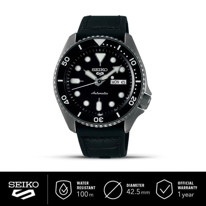 Aerocart Official Store Seiko 5 Sports Srpd65K3 Automatic Black Dial