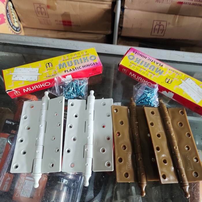 Engsel pintu plastik pvc kamar mandi merek muriko tebal