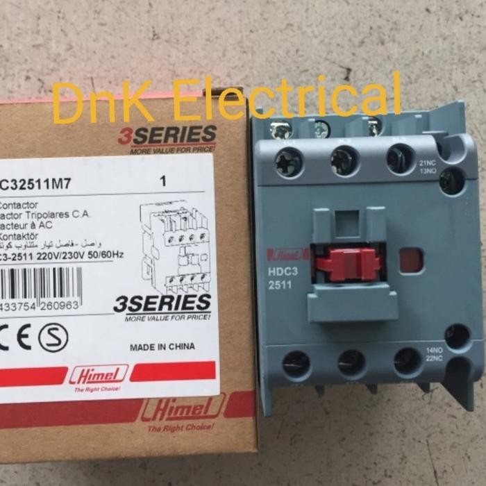 Magnetic Contactor Himel Hdc3-25 3 Pole 11Kw