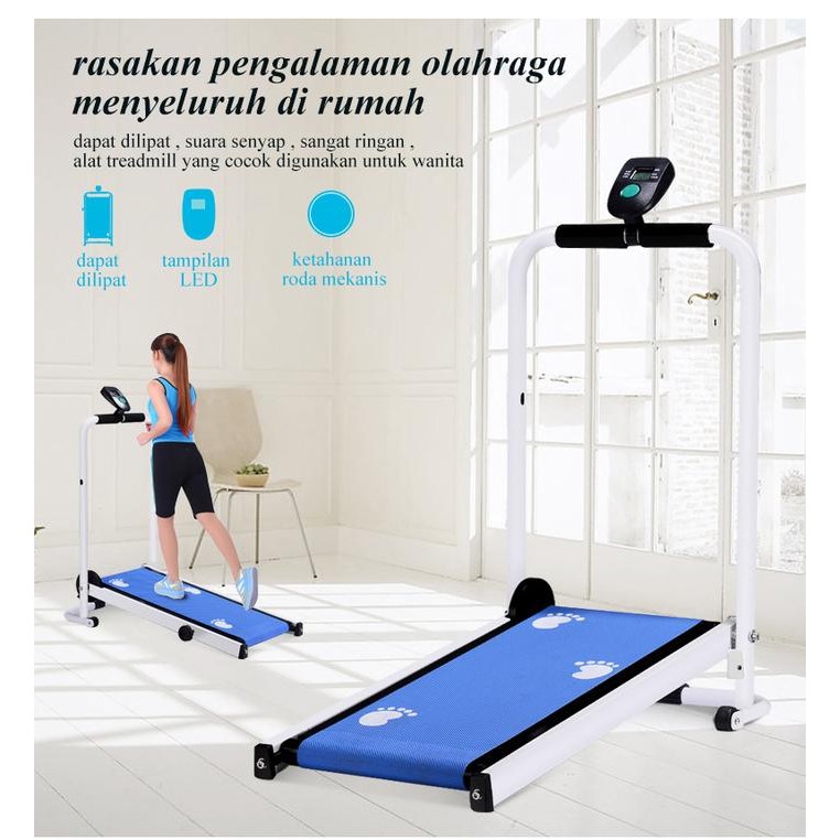 Keep Going Max Treadmill dalam ruangan/ treadmill kebugaran multifungsi / Tidak memakan tempat