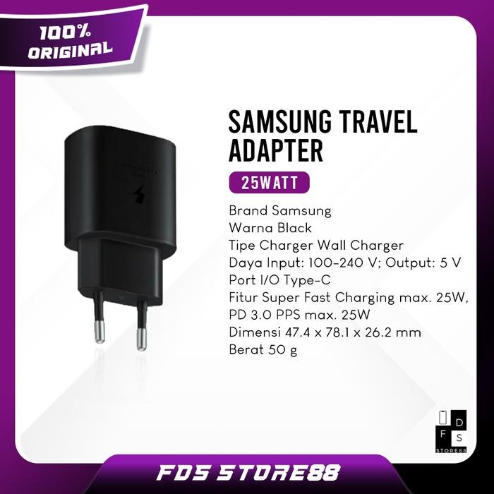 Travel Adapter 25 Watt Kepala arger 25 Watt