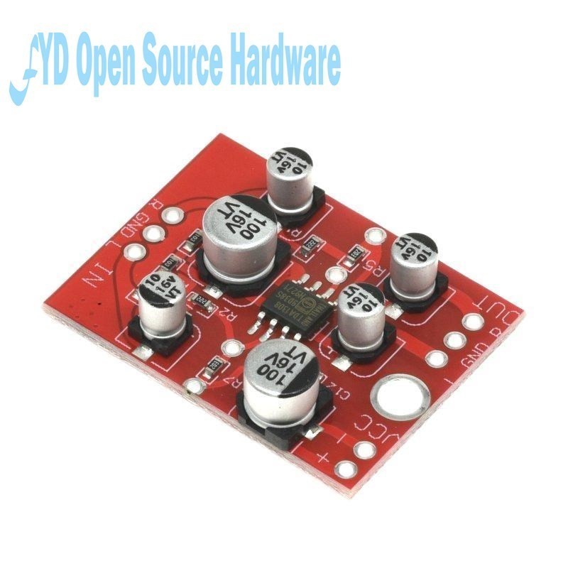 DC 5V-15V AD828 Stereo Preamp Power Amplifier Board Audio Preamplifier Module